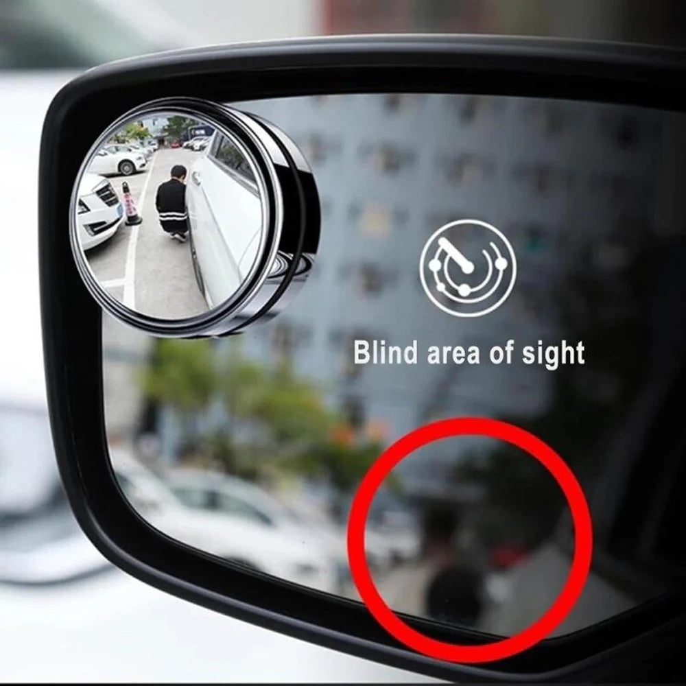 360° Adjustable Blind Spot Car Rear View Mirror (Pack of 2)