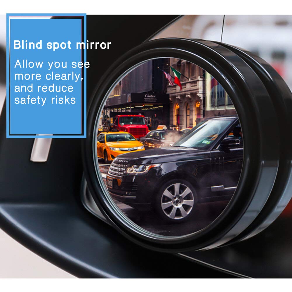 360° Adjustable Blind Spot Car Rear View Mirror (Pack of 2)